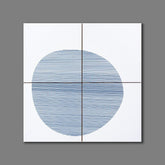 Azulejo Bola Torta Partida Linhas