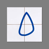 Azulejo Gota Partida Vazada